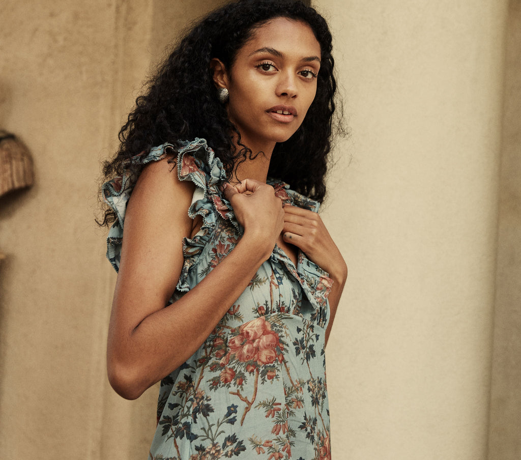 HMD -- LAVANDE DRESS -- BLUEBELL SUMMER FLORAL