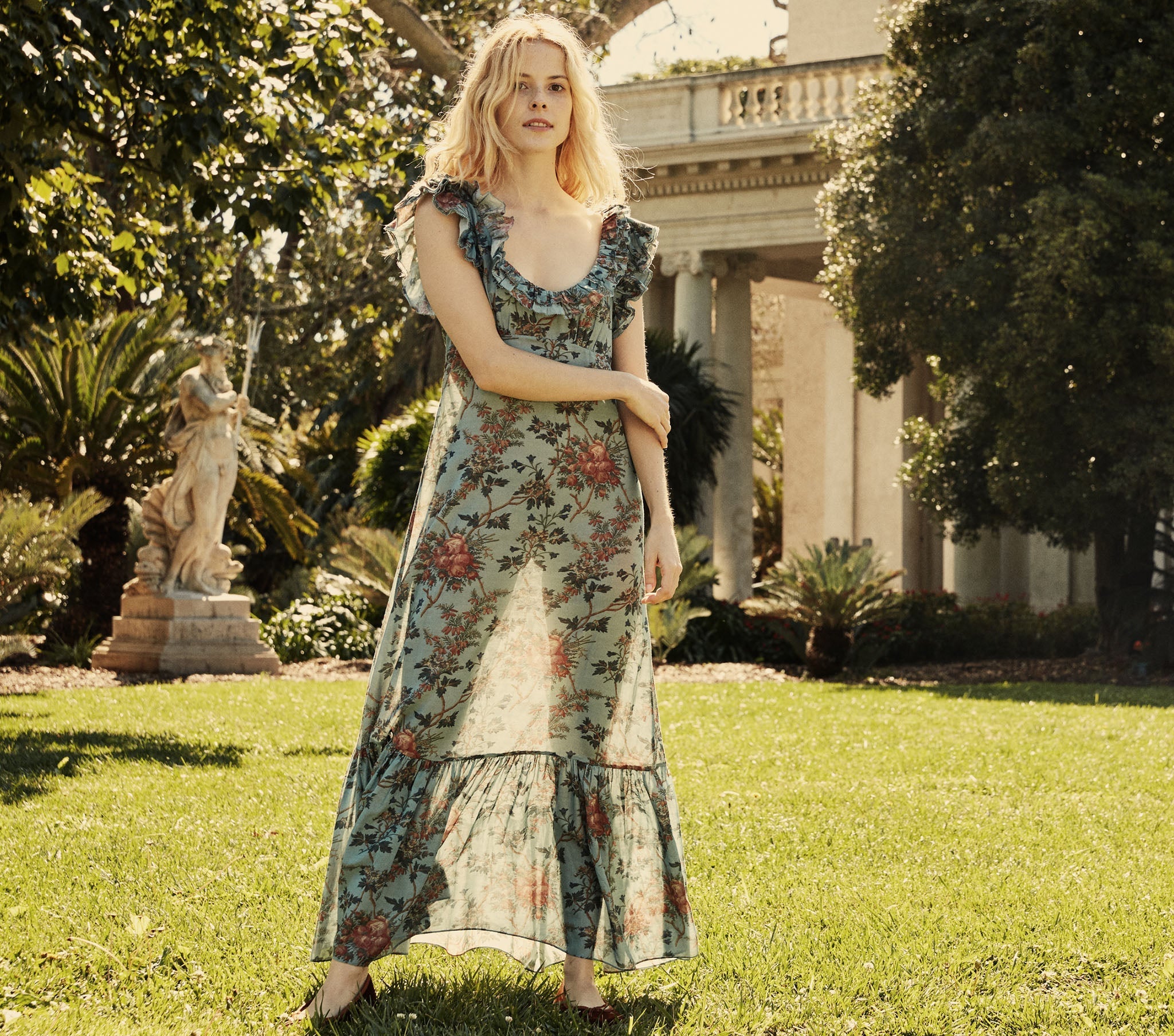 HMD -- LAVANDE DRESS -- BLUEBELL SUMMER FLORAL