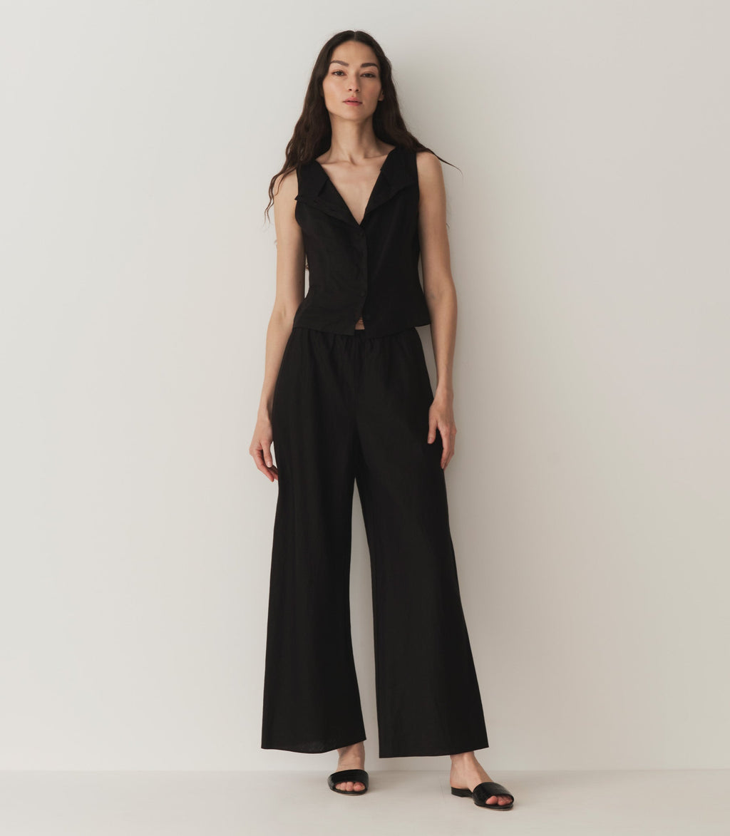 HMD -- LAVON LINEN PANT -- BLACK