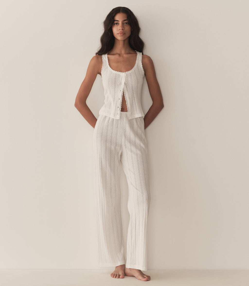 HMD -- LAVON POINTELLE PANT -- SALT
