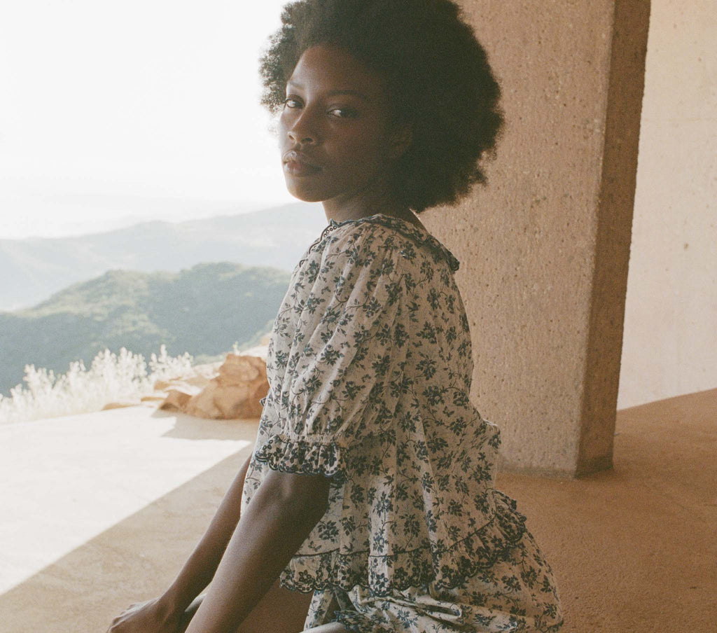 HMD -- LAZULI TOP -- SONGBIRD TOILE
