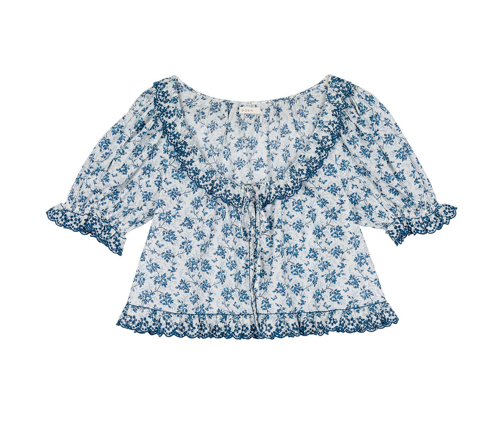 HMD -- LAZULI TOP -- SONGBIRD TOILE