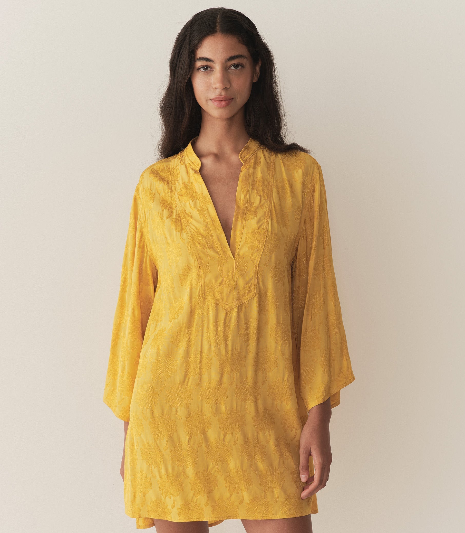HMD -- LEONA DRESS -- GILDED MARGUERITE JOLIE