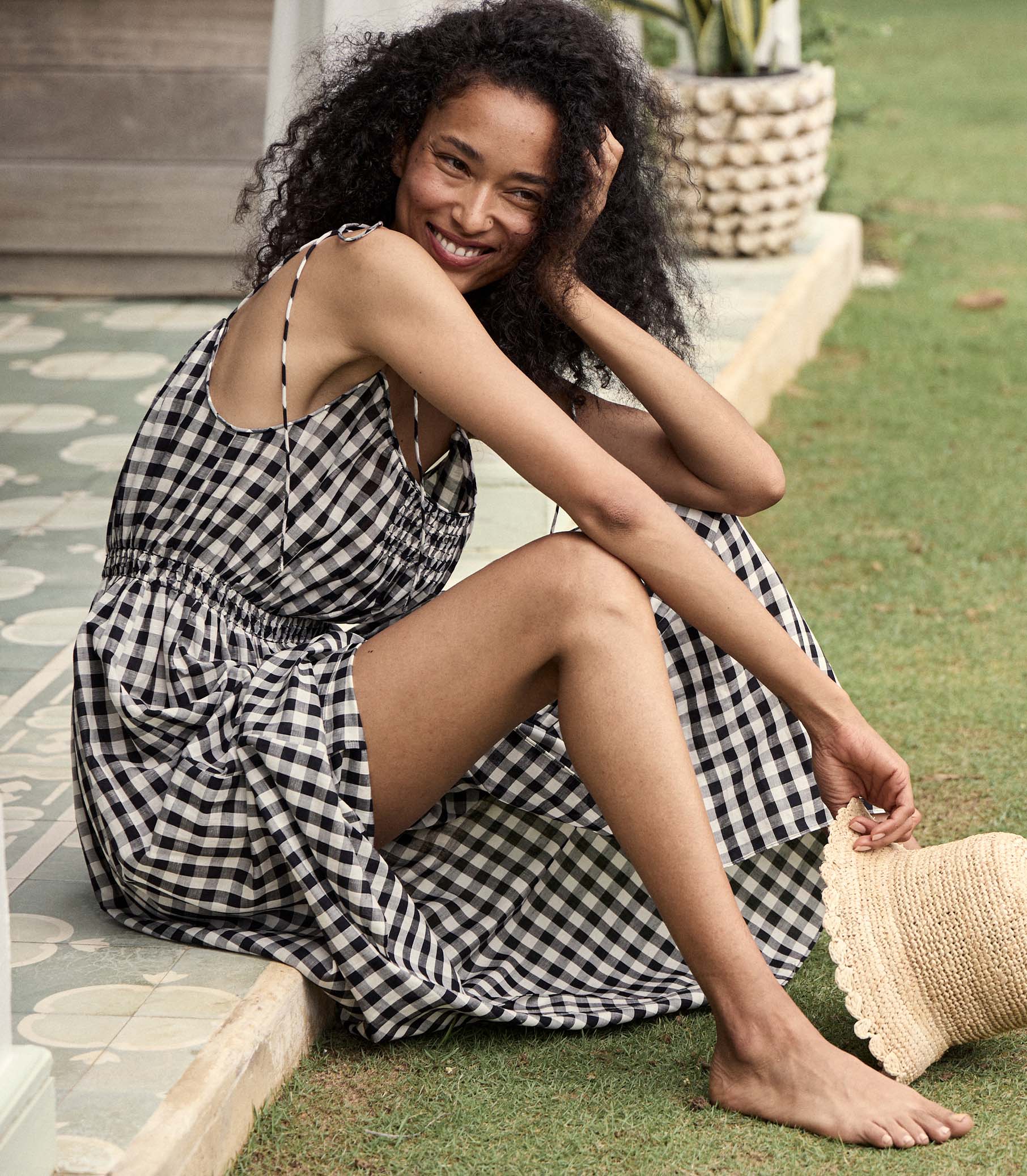 HMD -- LESLIE DRESS -- MARILYN GINGHAM
