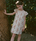 LISI DRESS -- BLANC PRAIRIE ROSE