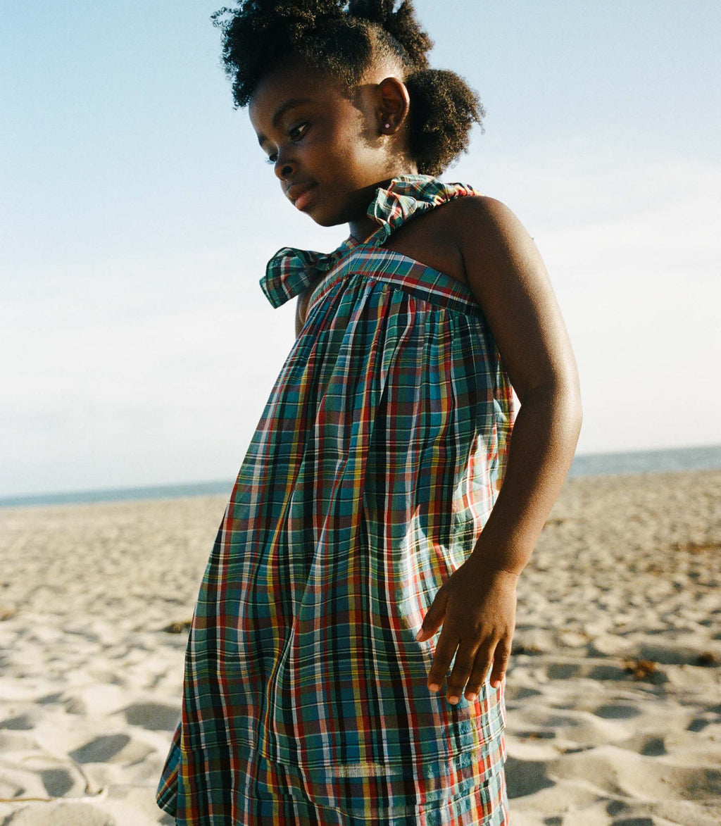 LITTLE NISHA DRESS -- ALDERBROOK PLAID