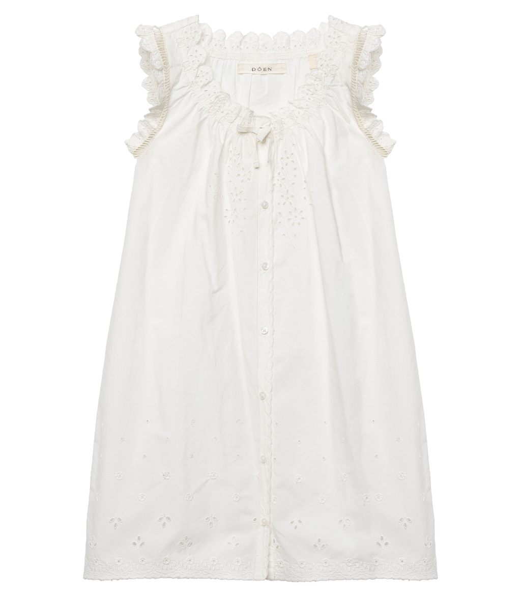 LITTLE NESSIE DRESS -- SALT