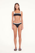 GEMMA BIKINI BOTTOM | BLACK WHITE
