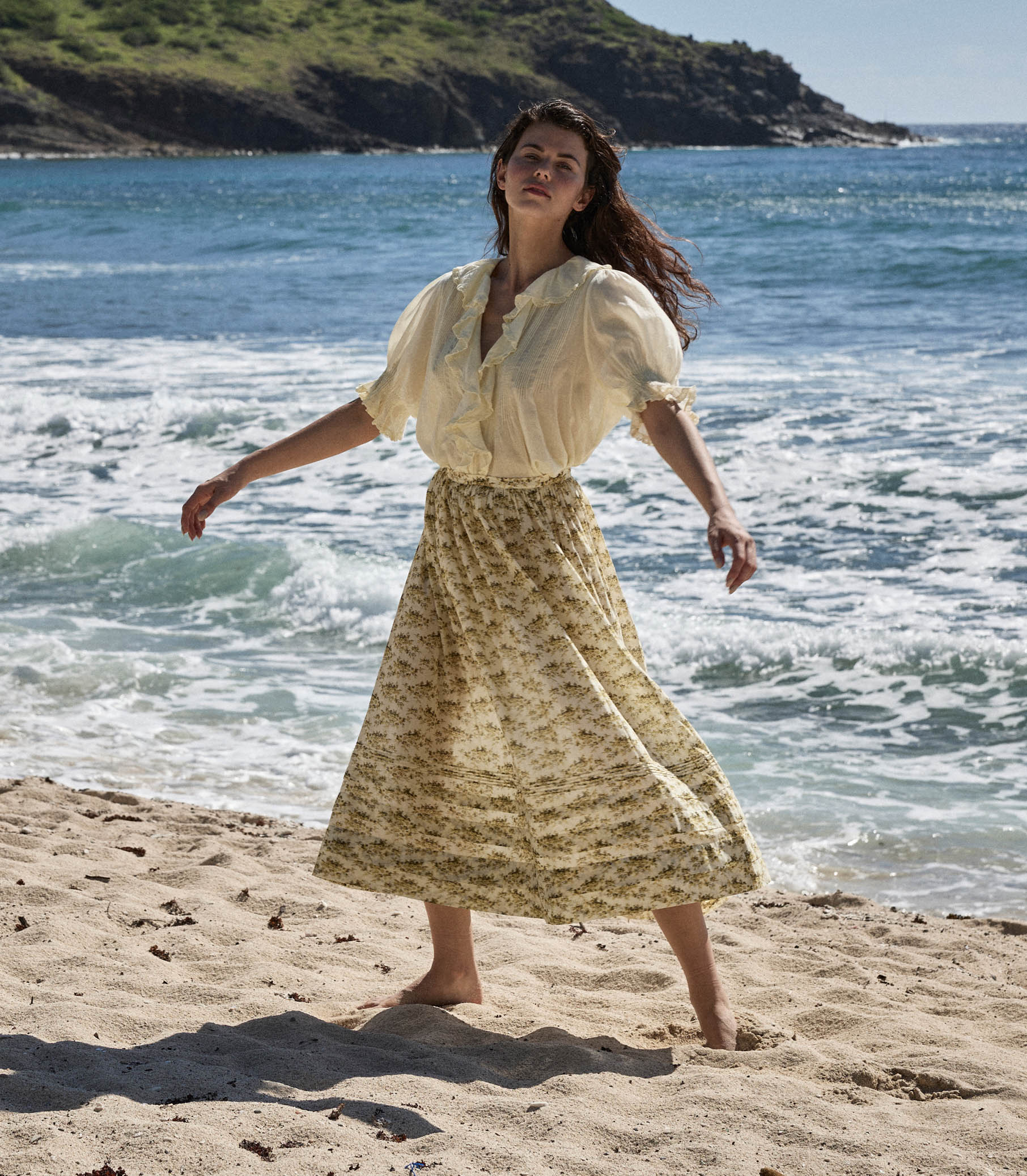 HMD -- MARCIE SKIRT -- CITRON ROSIER FLORAL