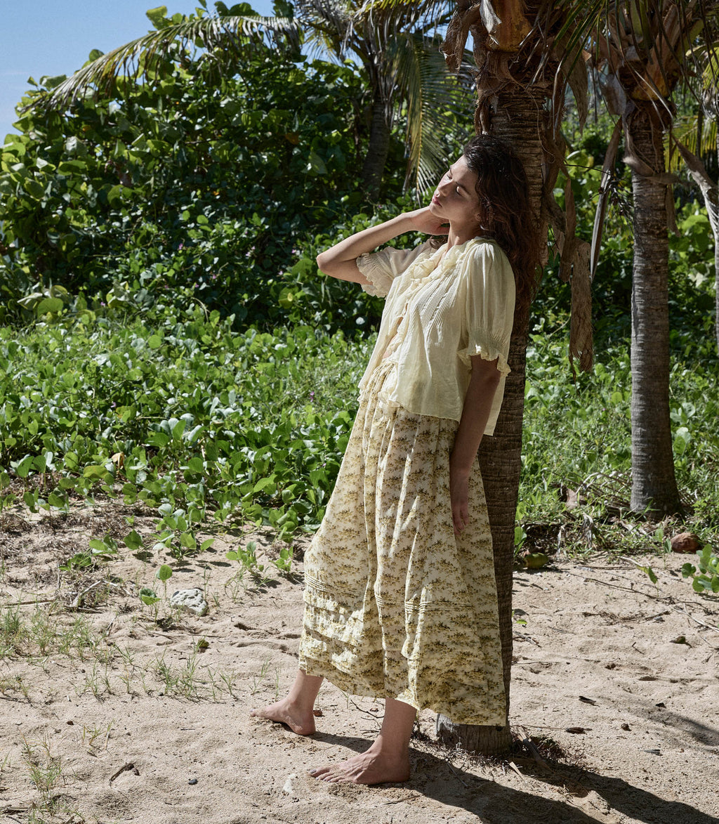 HMD -- MARCIE SKIRT -- CITRON ROSIER FLORAL