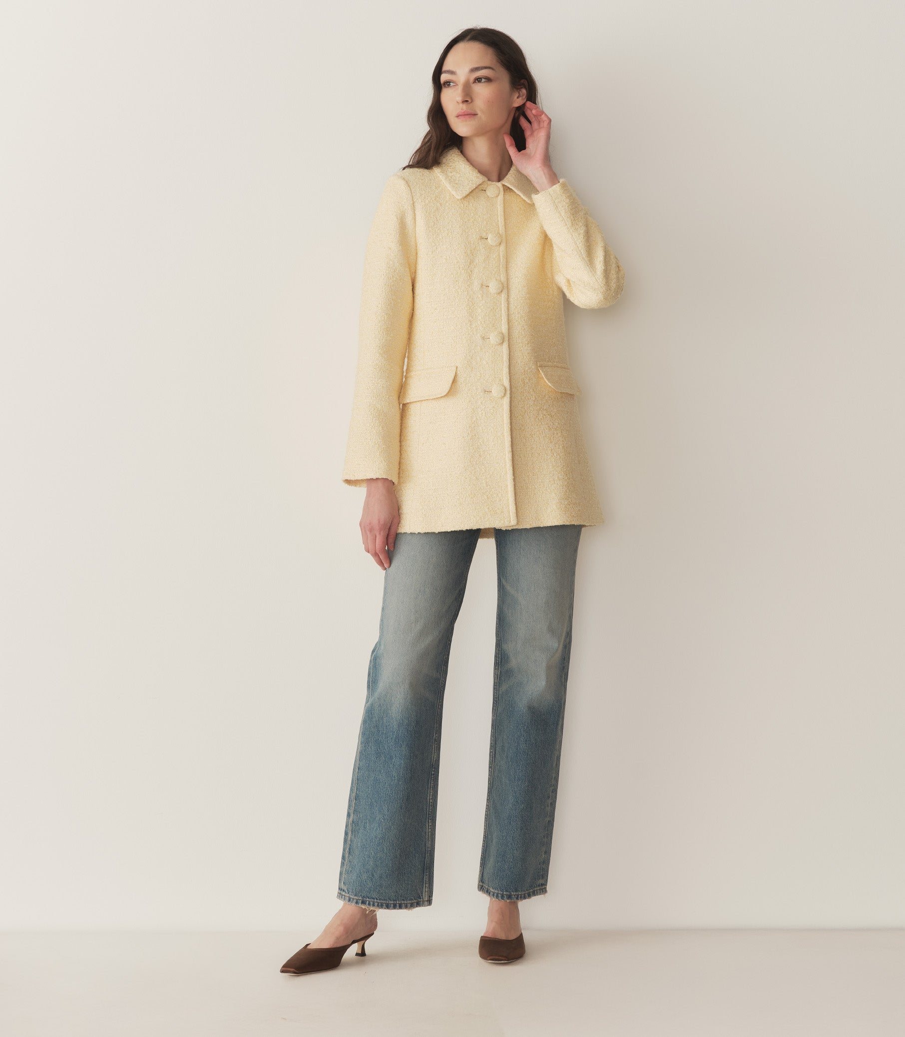 HMD -- MARIBETH COAT -- WILD HONEYSUCKLE