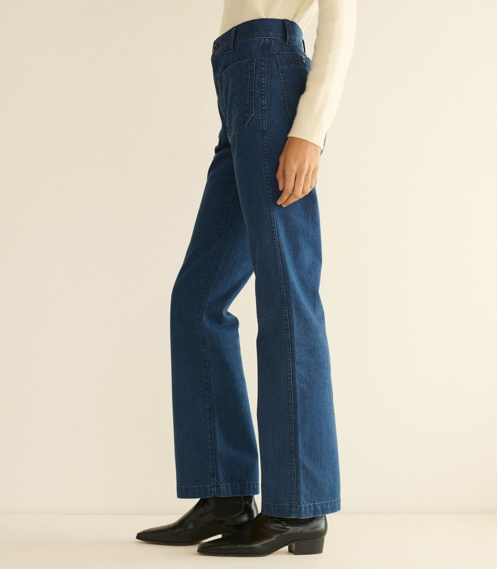 HMD -- MARITIME MID RISE JEAN -- SIRENES WASH