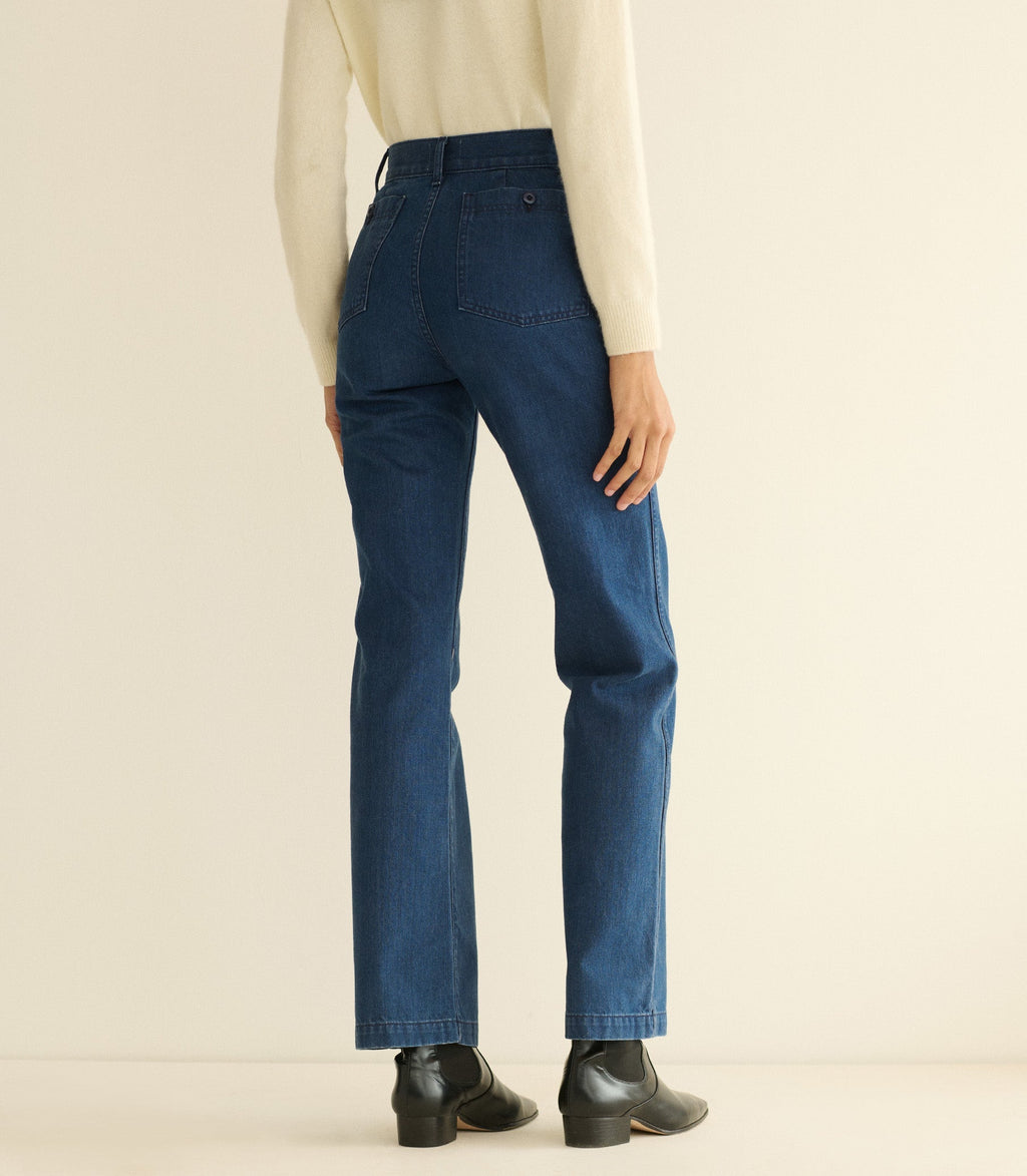 HMD -- MARITIME MID RISE JEAN -- SIRENES WASH