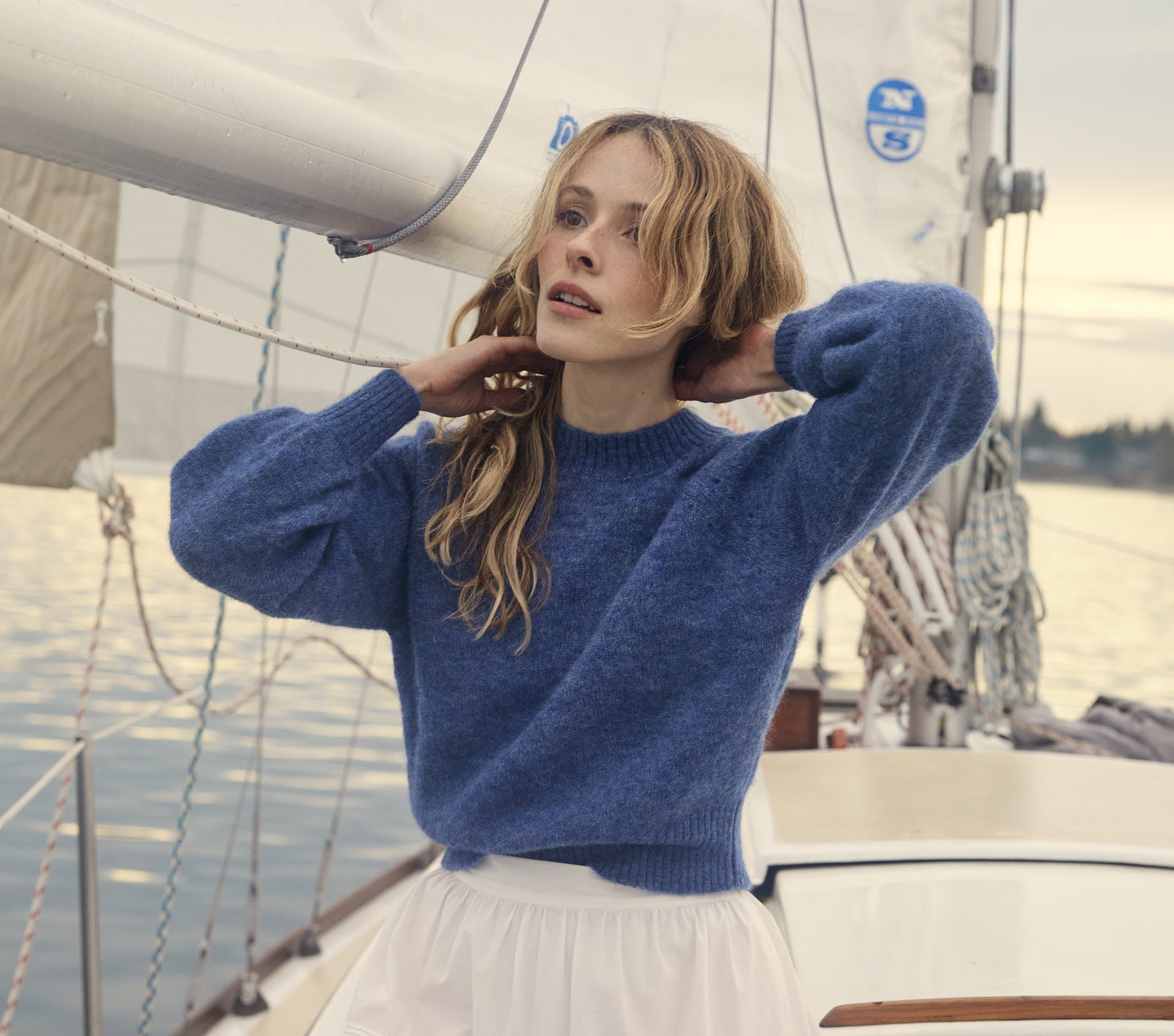 HMD -- MARSENA SWEATER -- BLUE DUSK