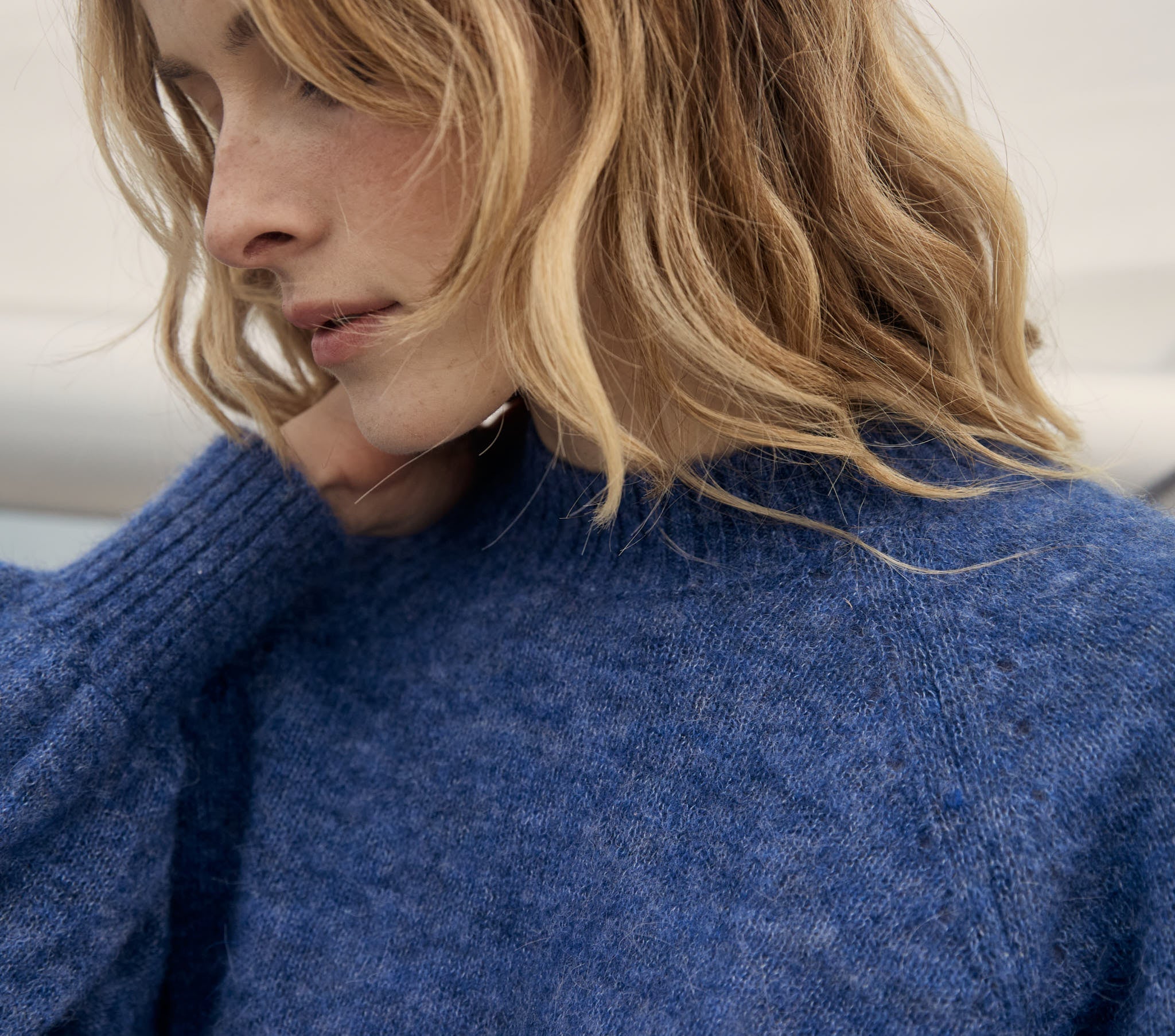 HMD -- MARSENA SWEATER -- BLUE DUSK