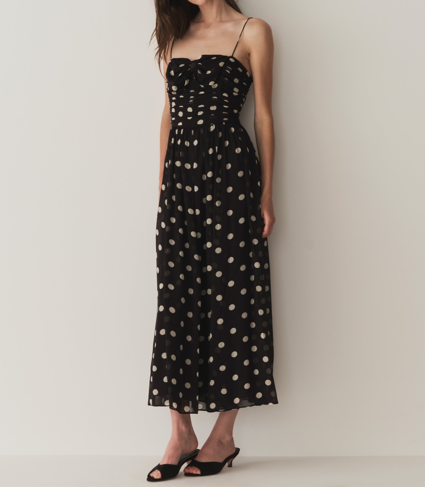 HMD -- MARYANNA DRESS -- NOIR SOLSTICE SKY DOT
