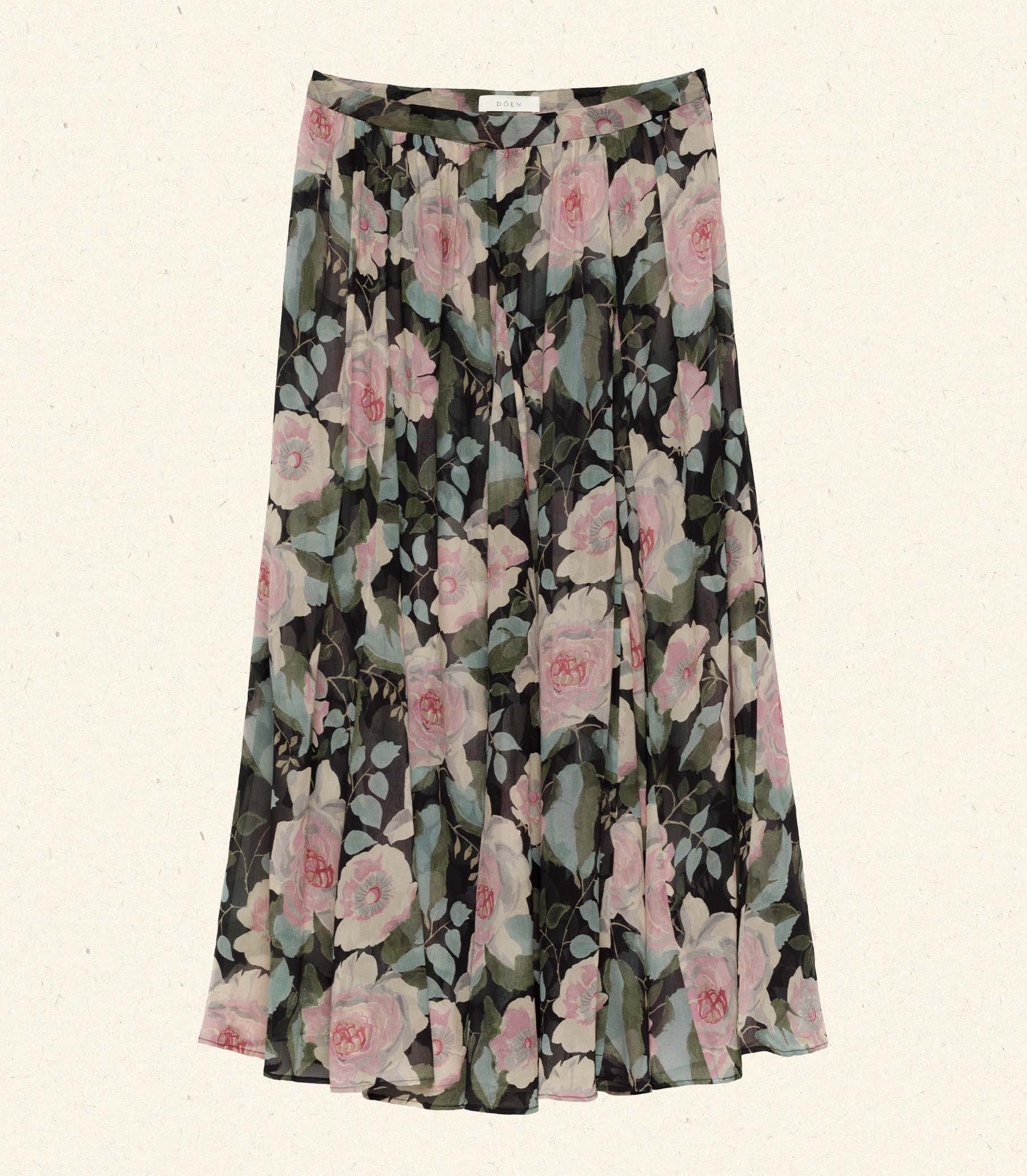 HMD -- MEADOW SKIRT -- ROSE GARDEN FLORAL