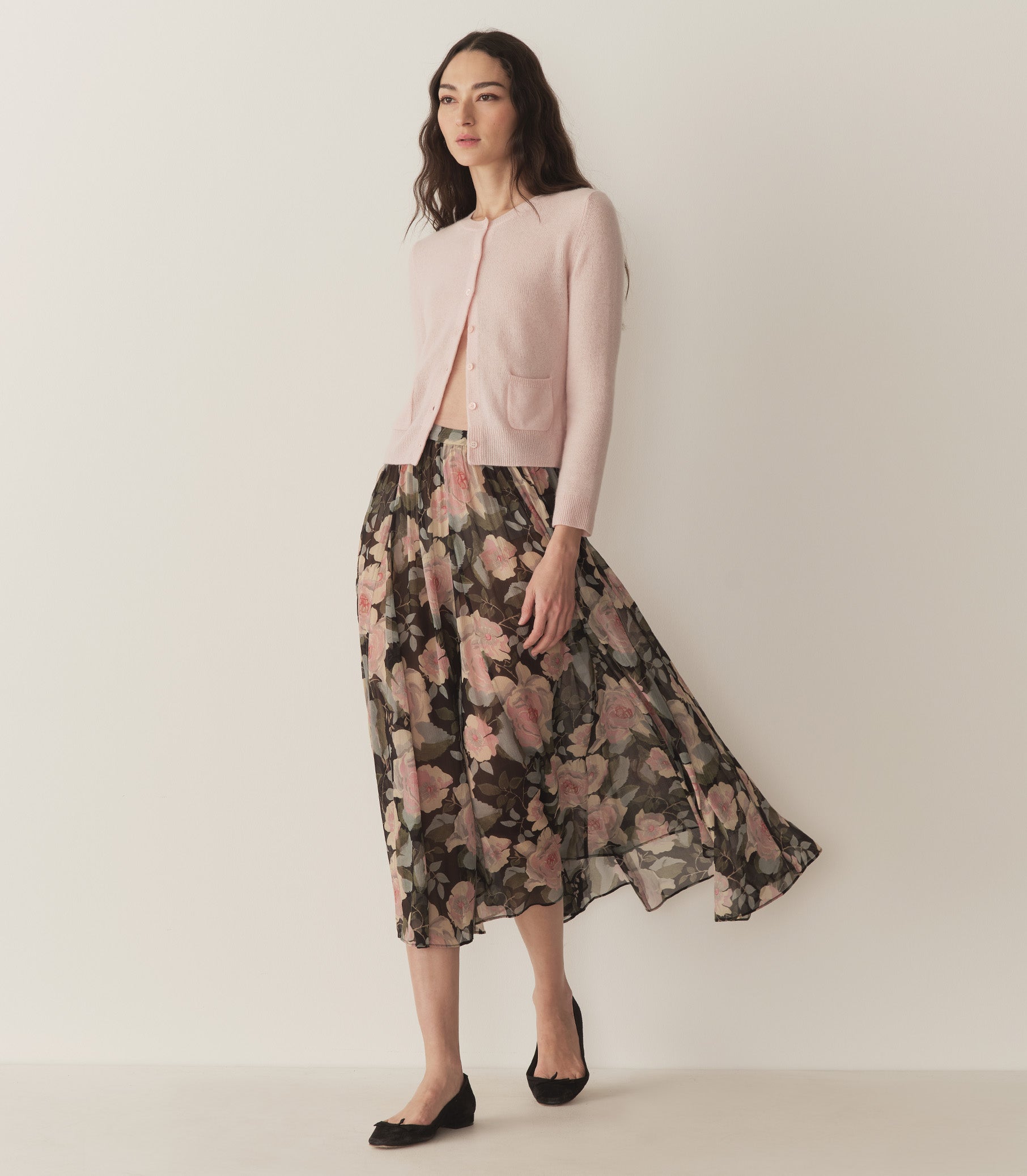 HMD -- MEADOW SKIRT -- ROSE GARDEN FLORAL
