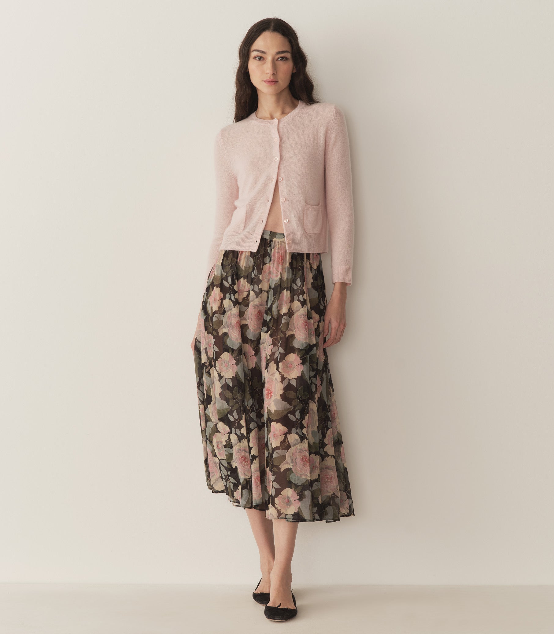 HMD -- MEADOW SKIRT -- ROSE GARDEN FLORAL