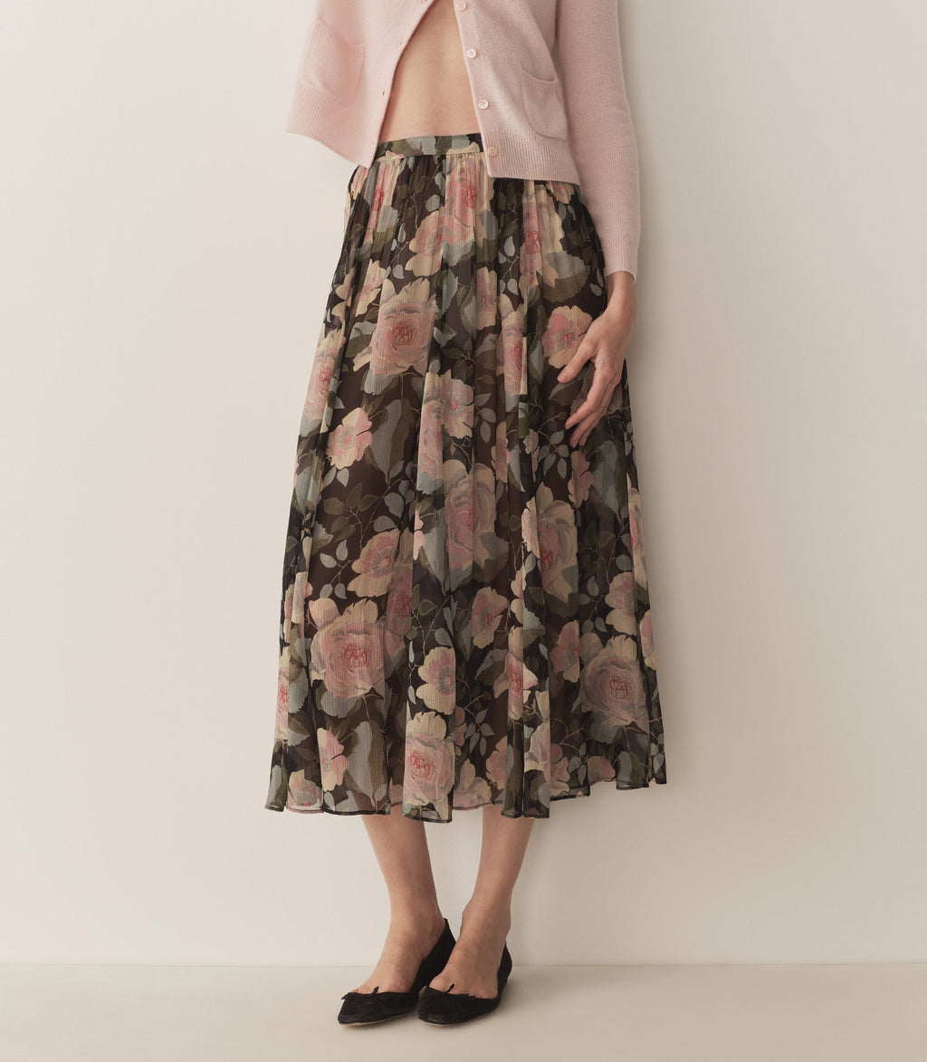 HMD -- MEADOW SKIRT -- ROSE GARDEN FLORAL