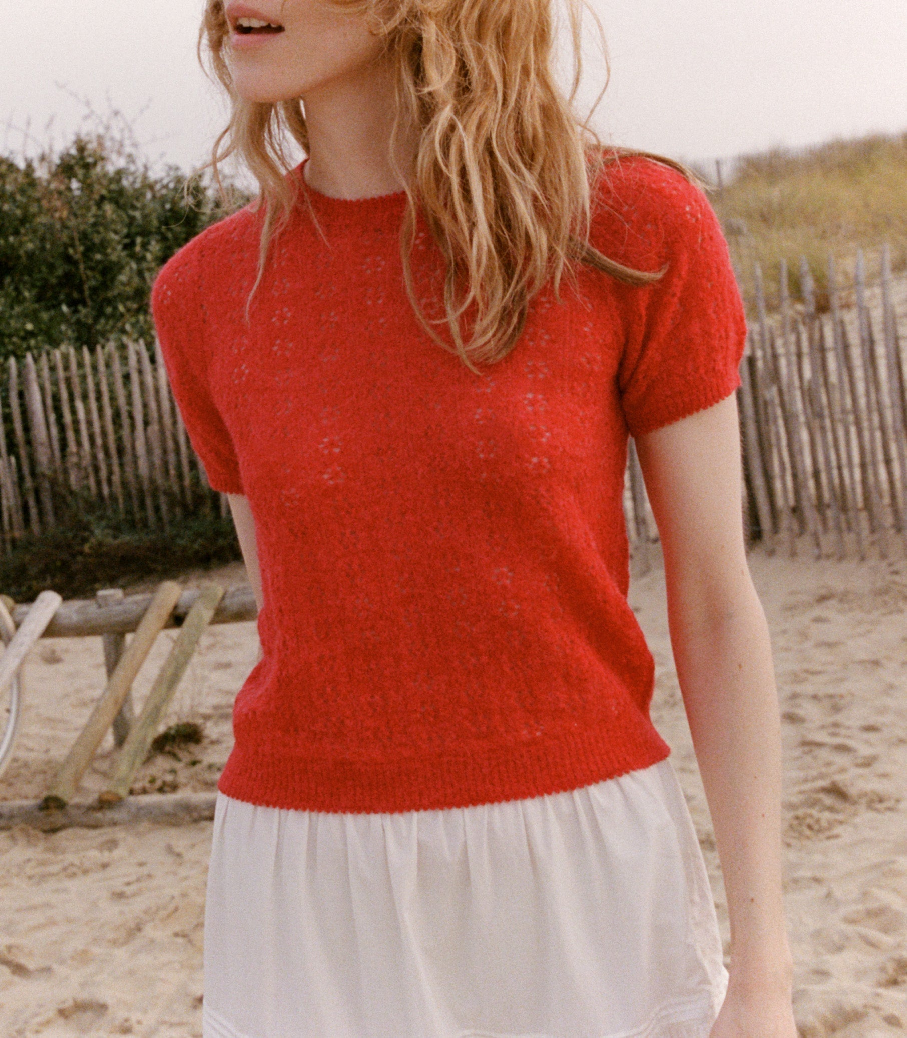HMD -- MONICA SWEATER -- CHERRY RED