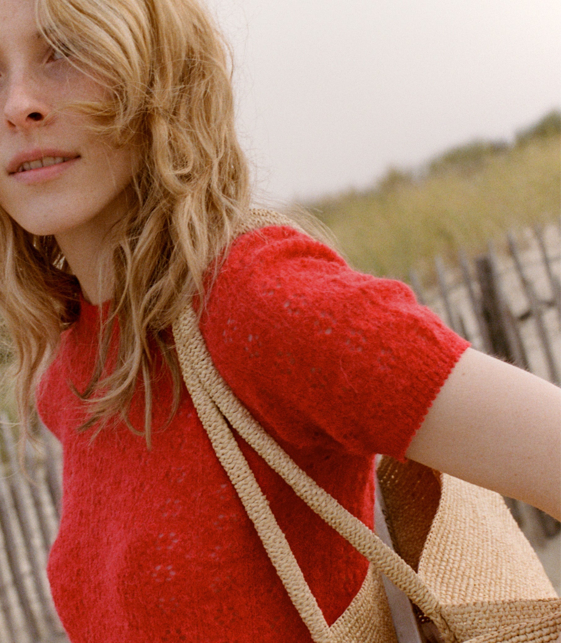 HMD -- MONICA SWEATER -- CHERRY RED