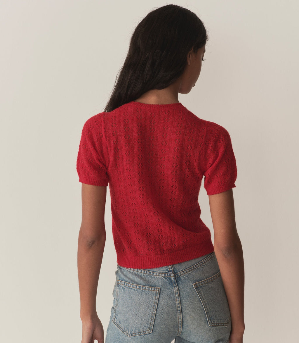 HMD -- MONICA SWEATER -- CHERRY RED