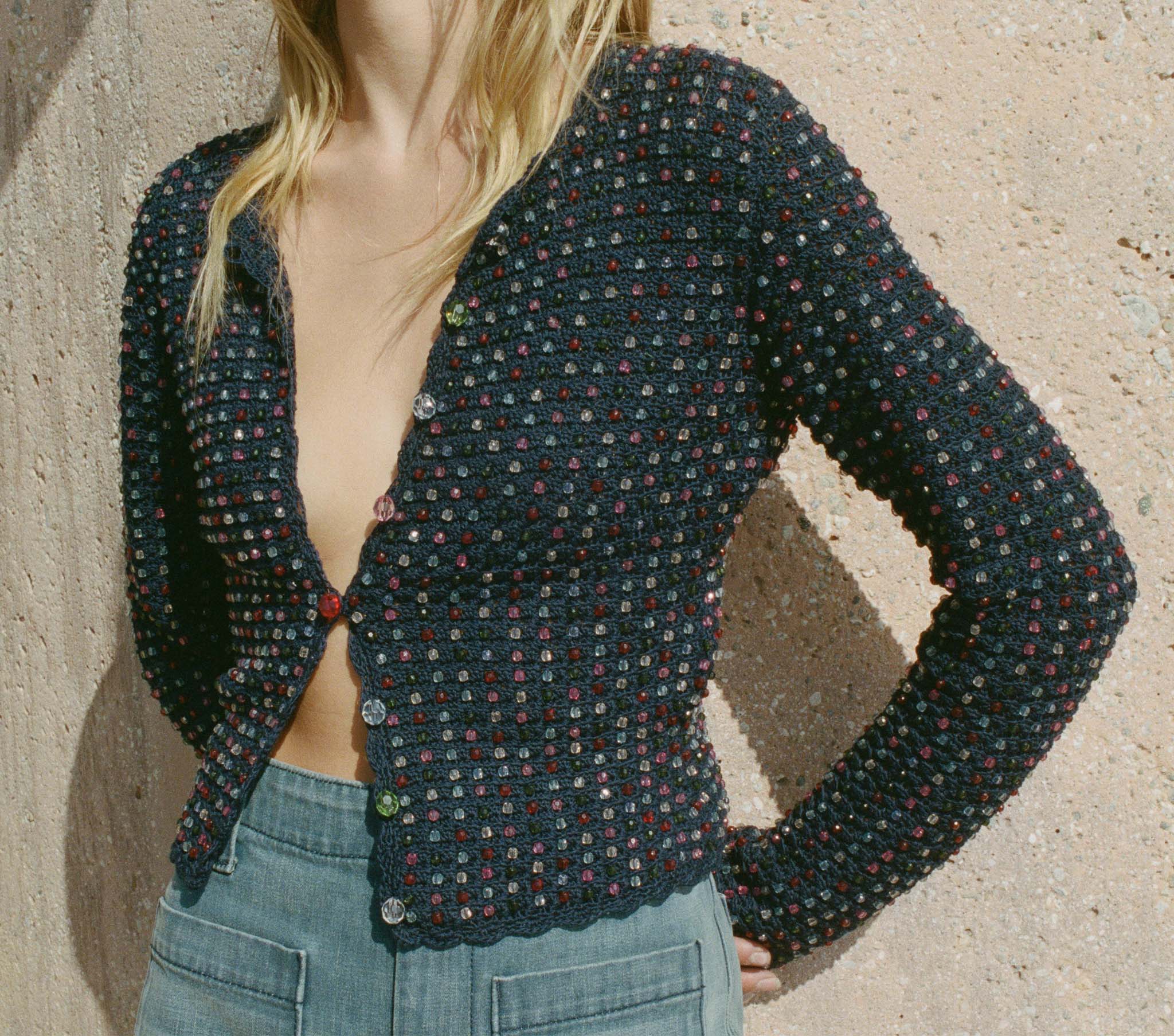 HMD -- MONTEREY CARDIGAN -- NAVY