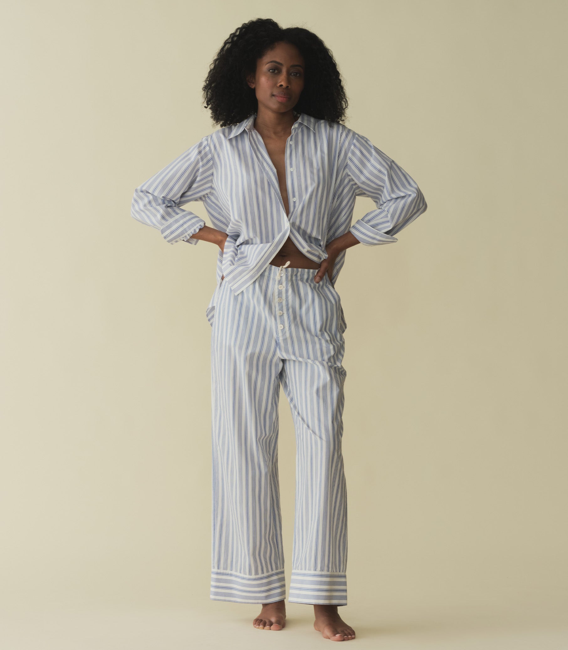 HMD -- MORGAN PANT -- INDIGO SORRENTO STRIPE