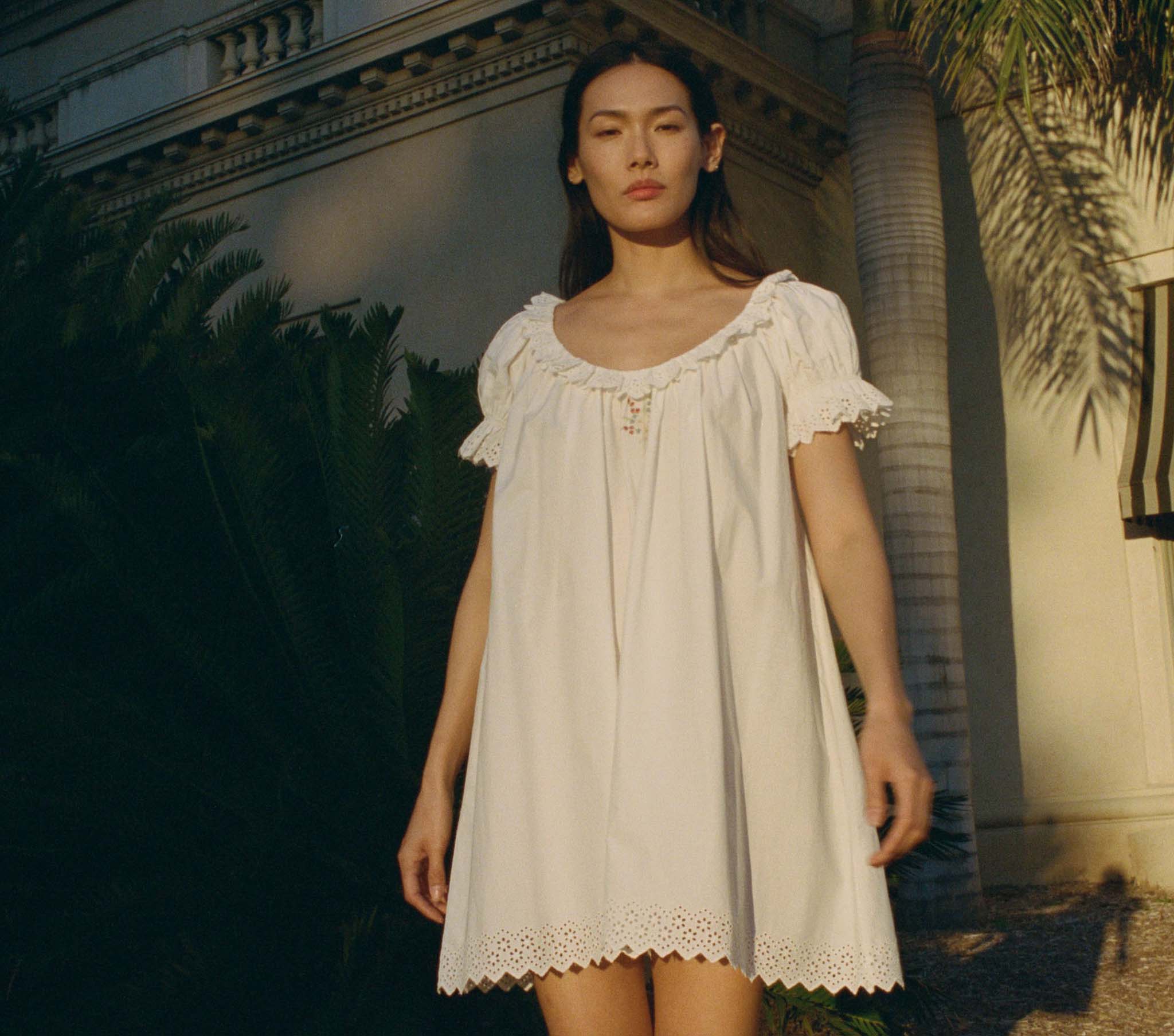 HMD -- MUSETTE NIGHTGOWN -- SALT