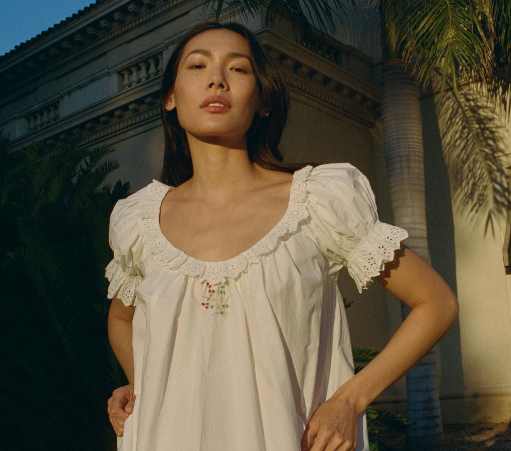 HMD -- MUSETTE NIGHTGOWN -- SALT