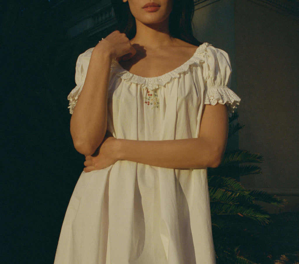HMD -- MUSETTE NIGHTGOWN -- SALT