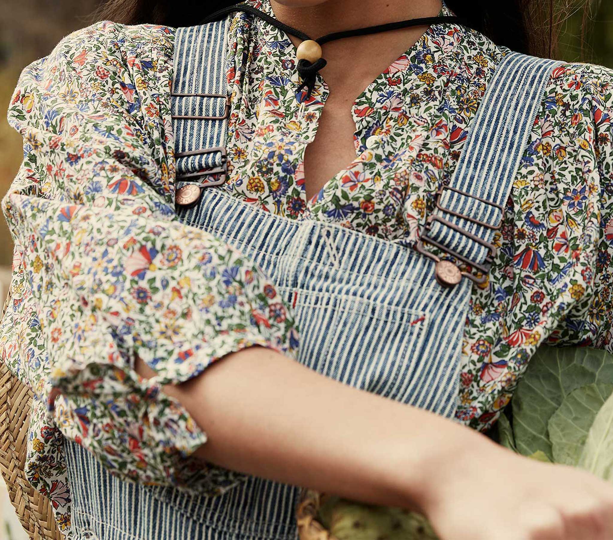 HMD -- MYRTLE OVERALL -- HICKORY STRIPE