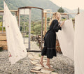 HMD -- MARINA DRESS -- BLACK W/ MULTI EMBROIDERY