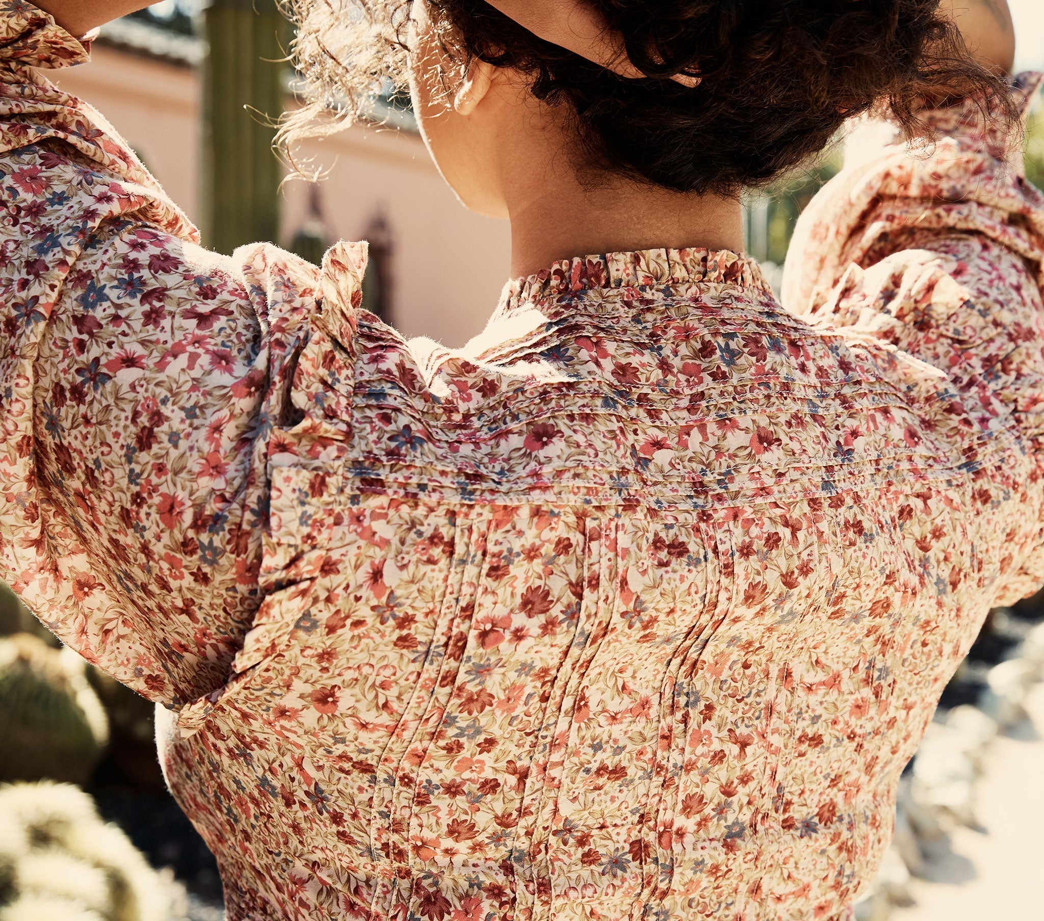 HMD -- MONET DRESS -- PINK VALLEY FLORAL