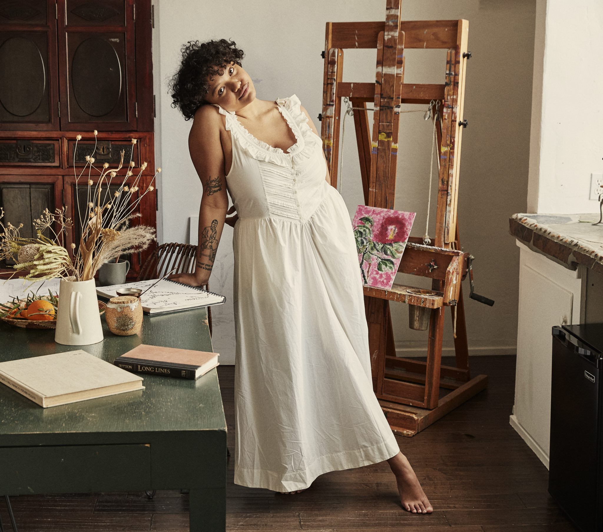HMD -- MYRTILLE DRESS -- SALT