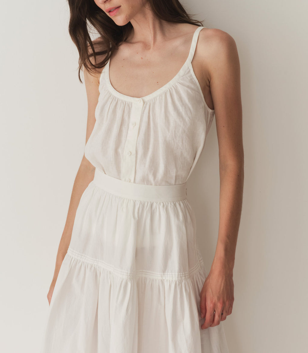 HMD -- NALINA LINEN TOP -- SALT