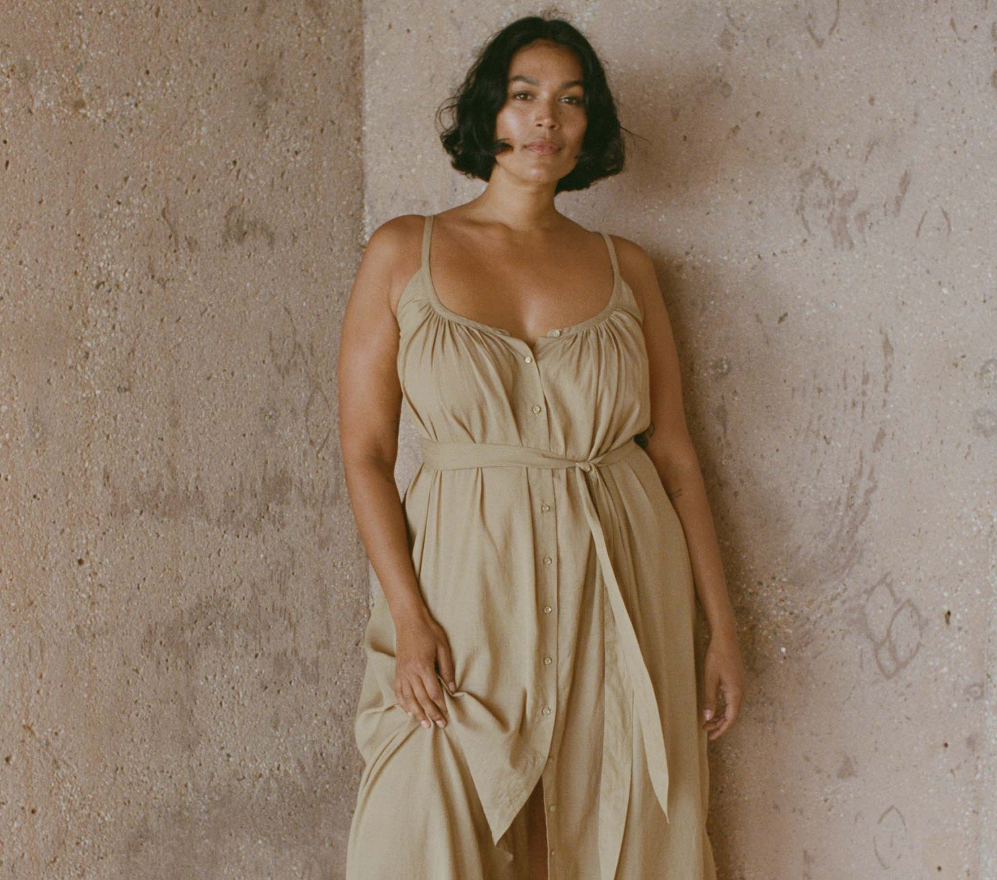 HMD -- NEVITA DRESS -- DRIFTWOOD