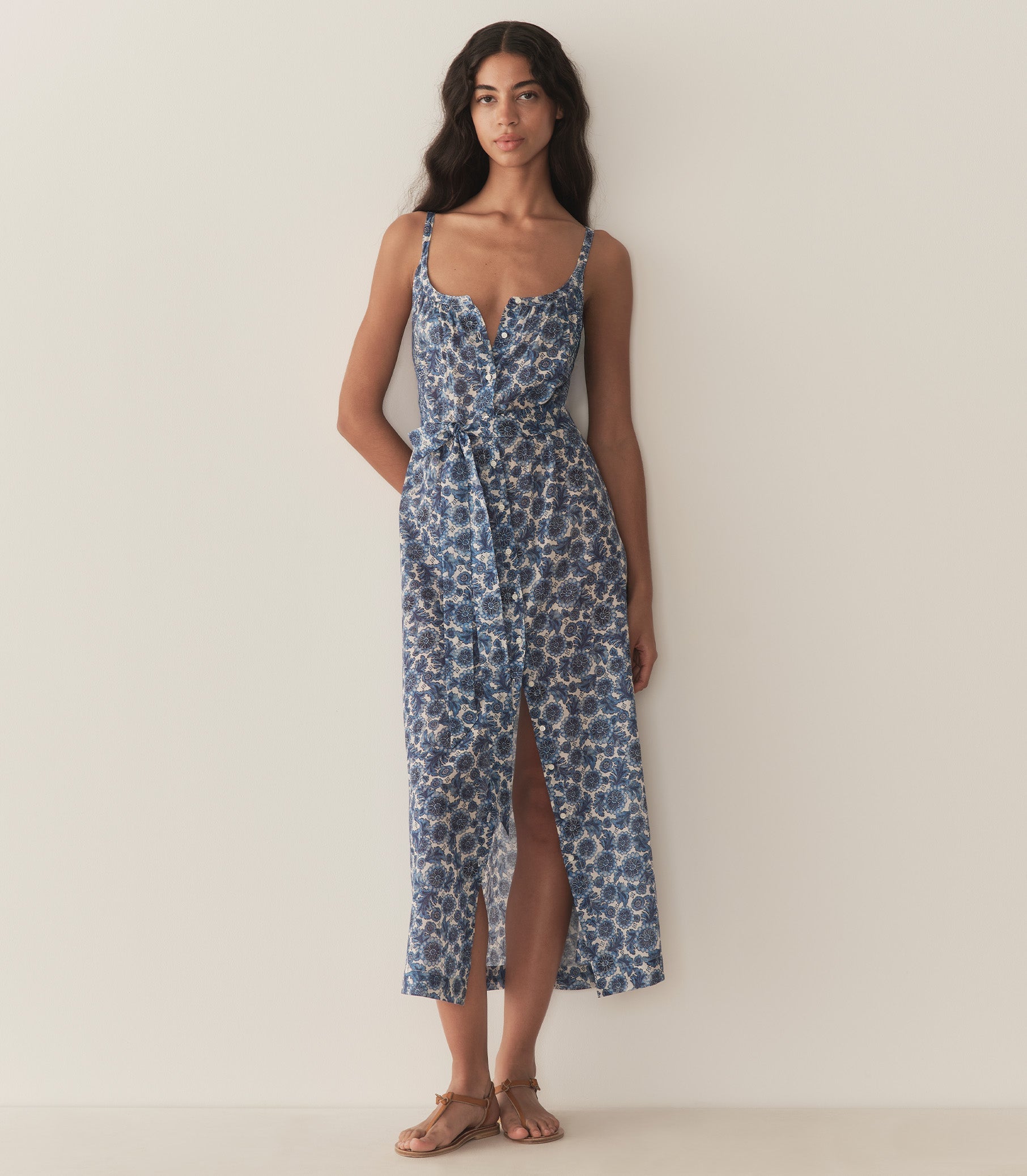 HMD -- NEVITA DRESS -- BLEU SOLEIL FLEURIT