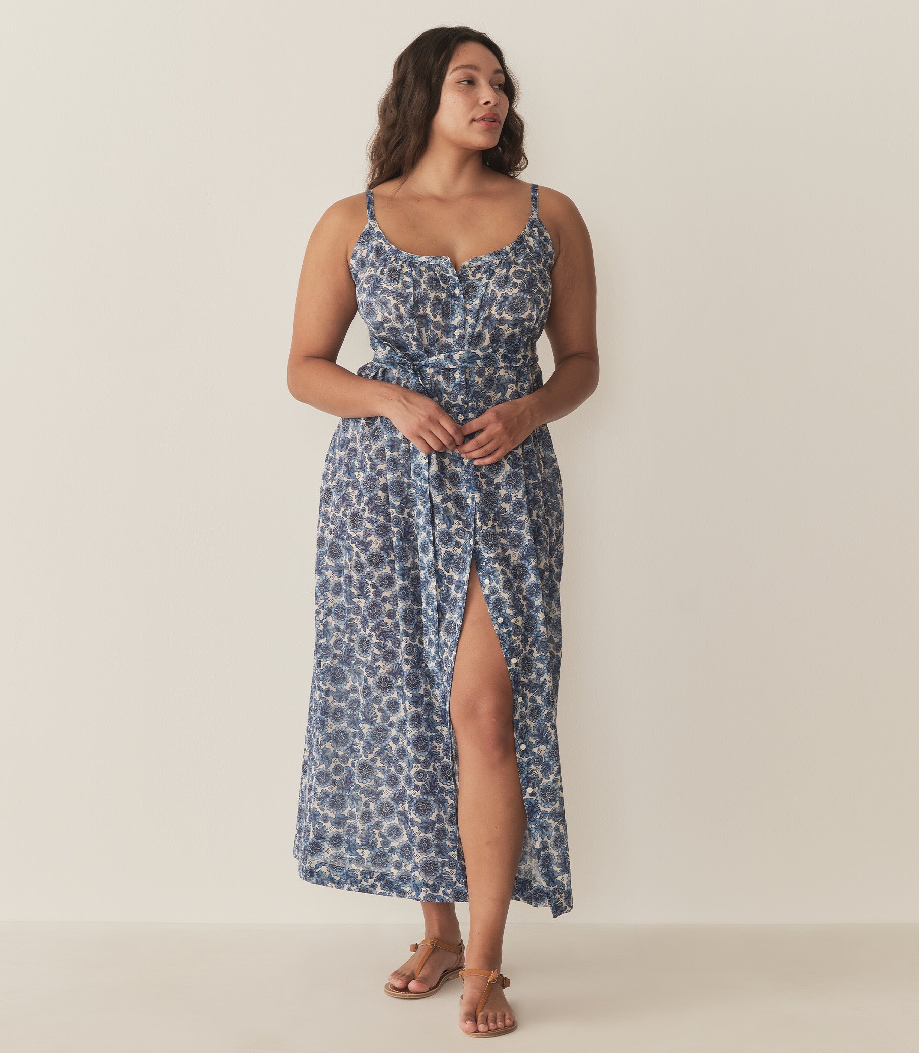 HMD -- NEVITA DRESS -- BLEU SOLEIL FLEURIT