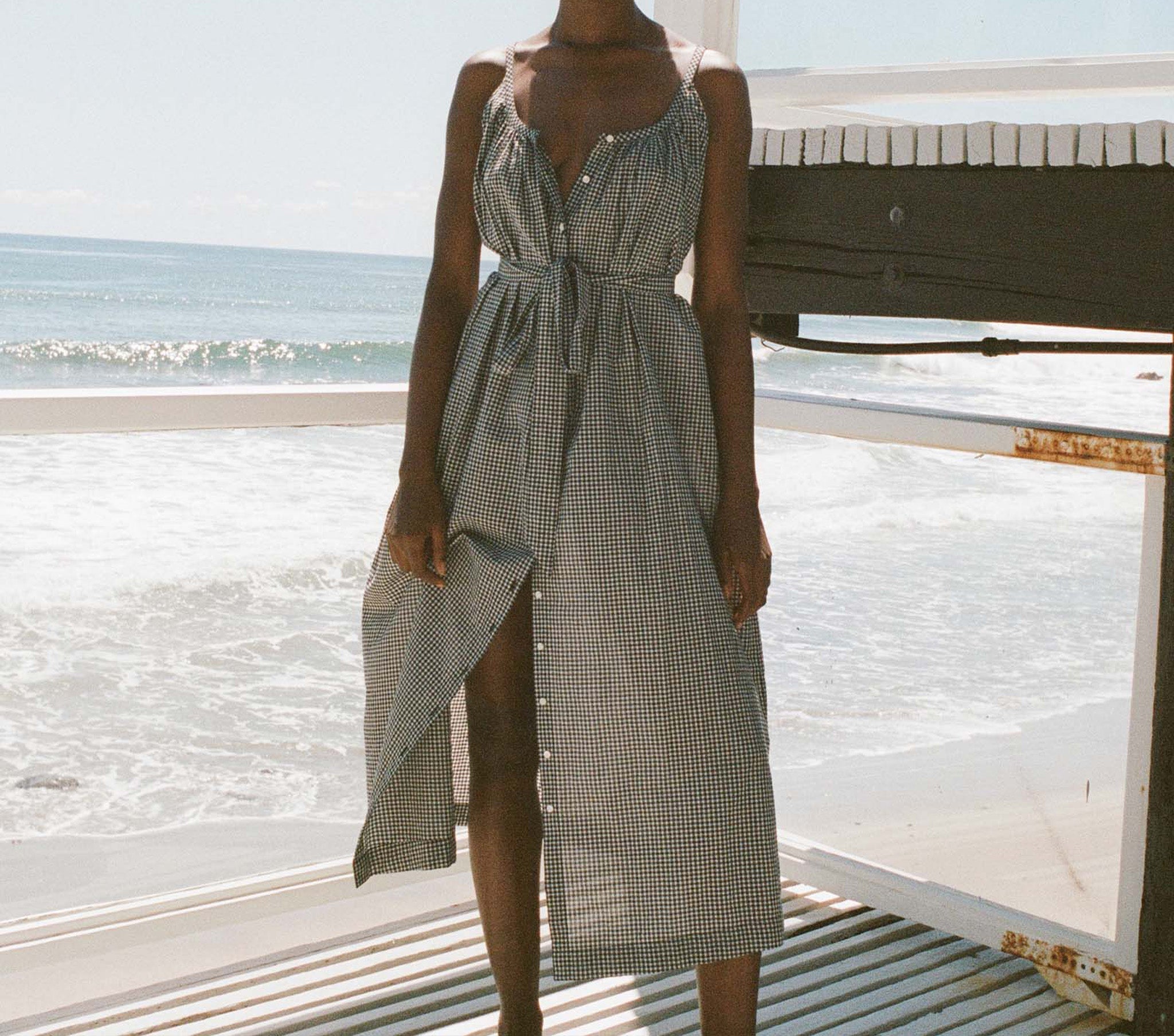 HMD -- NEVITA DRESS -- LA MADDALENA GINGHAM