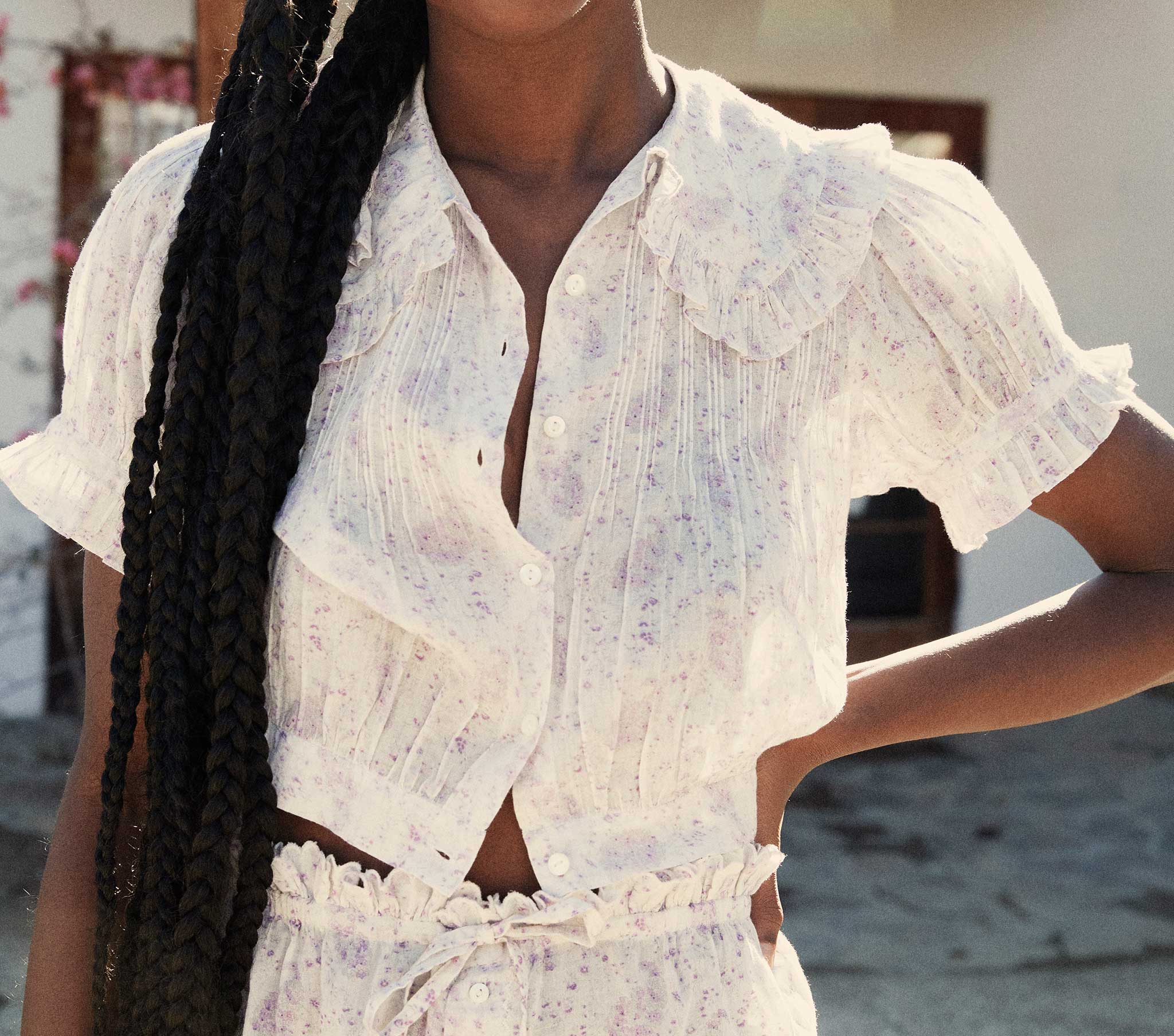 HMD -- NENA TOP -- CHATEAU FLEUR PAISLEY
