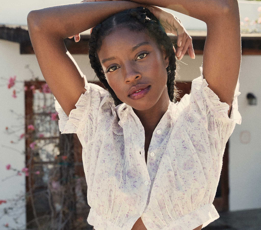 HMD -- NENA TOP -- CHATEAU FLEUR PAISLEY