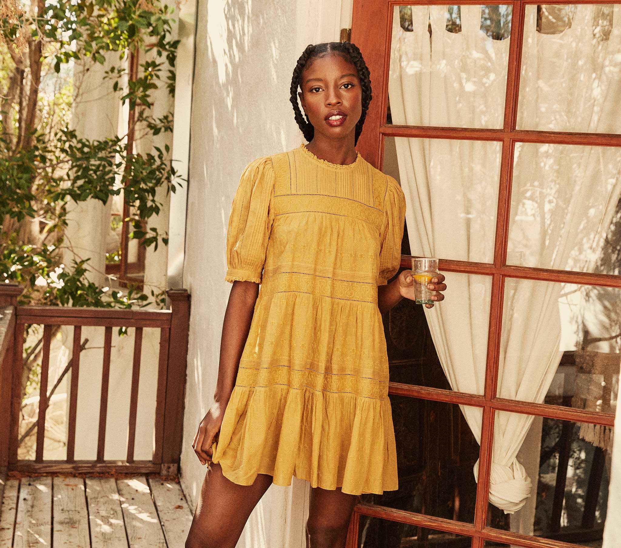 HMD -- NERINE DRESS -- WHEAT