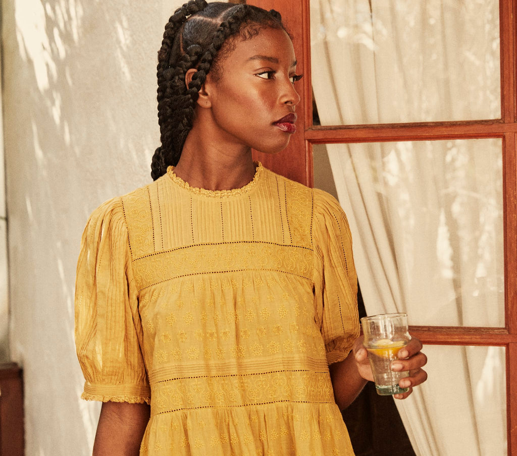 HMD -- NERINE DRESS -- WHEAT