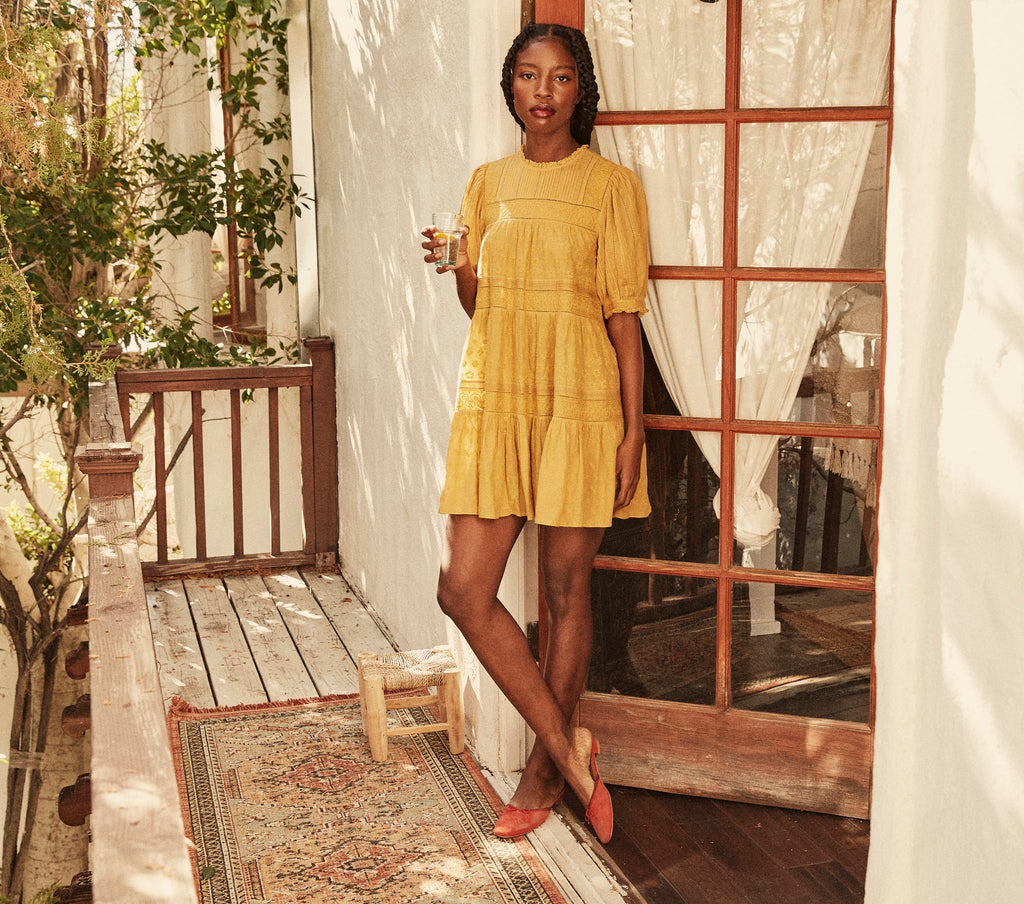 HMD -- NERINE DRESS -- WHEAT