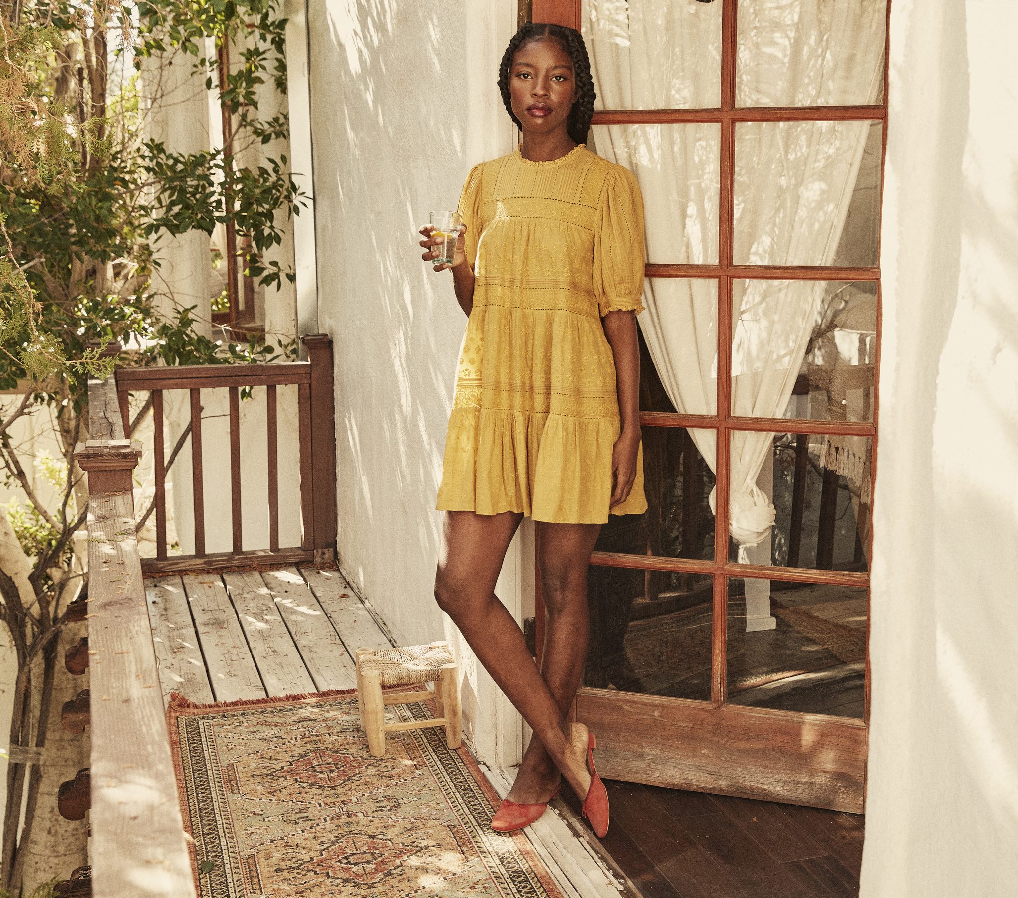 HMD -- NERINE DRESS -- WHEAT