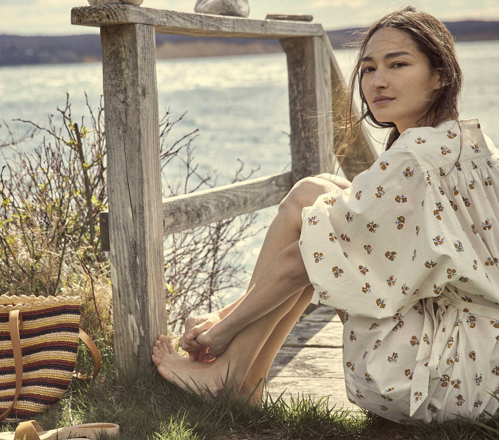HMD -- OPAL DRESS -- YELLOW FLORAL MEADOW