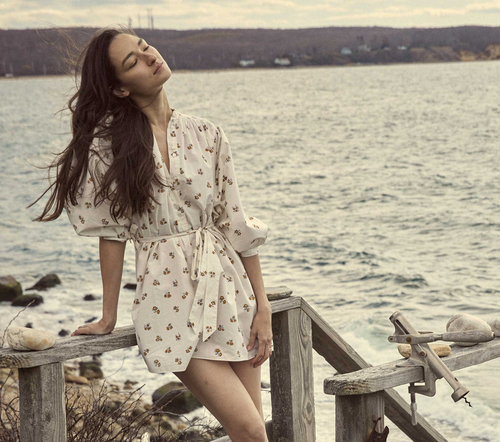 HMD -- OPAL DRESS -- YELLOW FLORAL MEADOW
