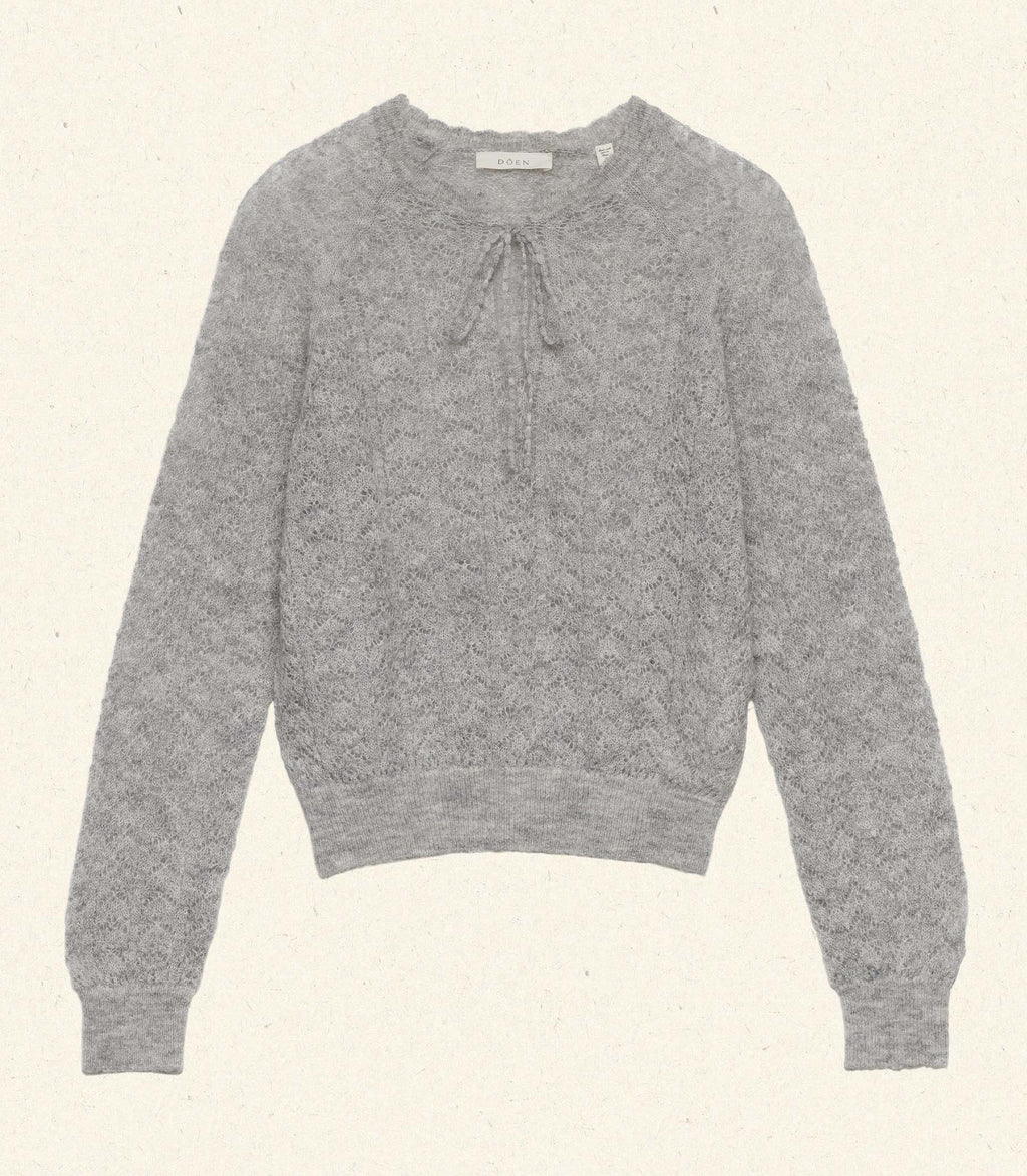 HMD -- OPHIRA SWEATER -- LIGHT HEATHER GREY